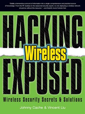 cover image of Hacking Exposed<sup>TM</sup> Wireless